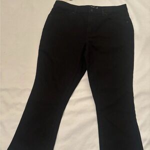 Universal Thread Womens 14 32R Black High Rise Kick Boot Crop Jeans NWT